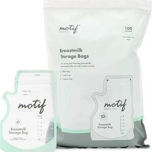 Motif breastfeeding storage bags 3 packs (each pack  100 counts bags)